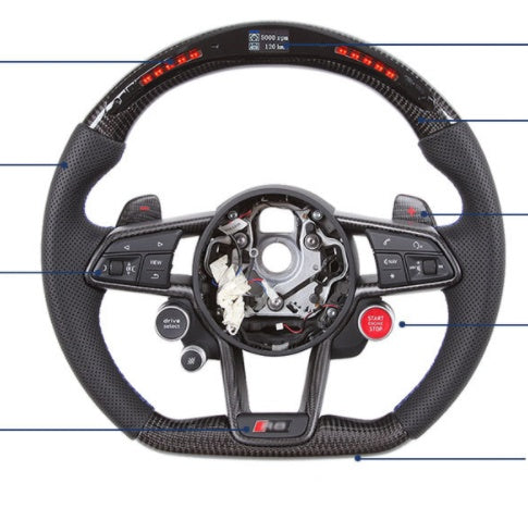 Thong Carbon Fiber LED Steering Wheel