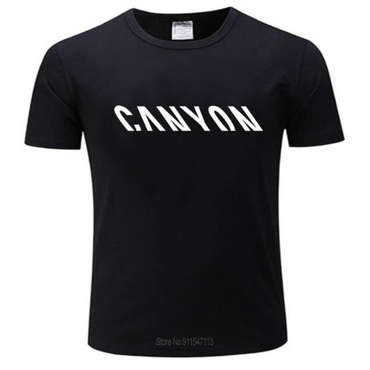 Men's T-shirt, Harajuku Streetwear With Mountain Bike Logo