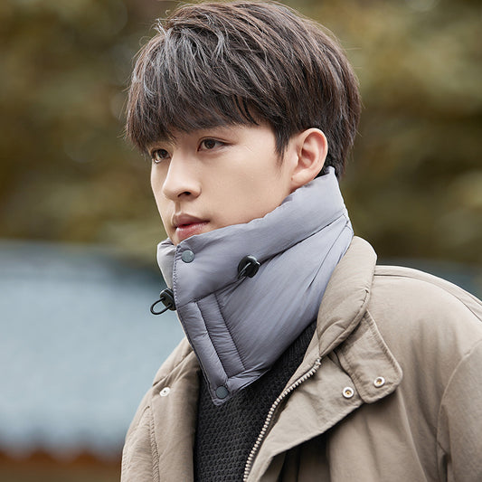 Winter Riding Warm Scarf Neck Protection Riding Motorcycle Windproof Scarf Winter Down Cotton Men's Bandana