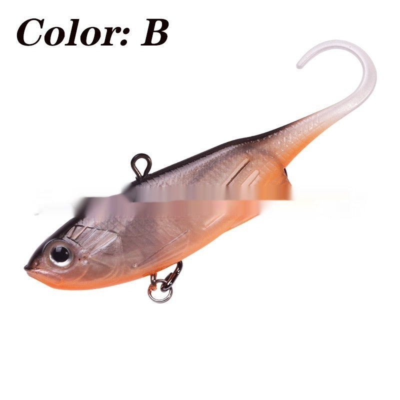 Metal Wire Head Silicone Soft Bait