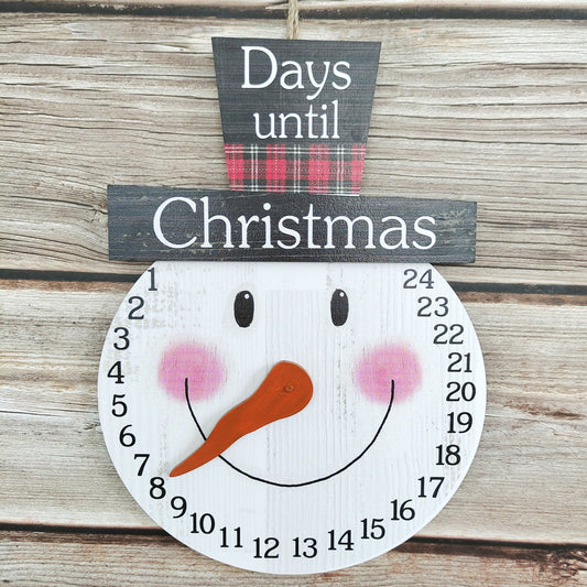 Holiday Calendar Wooden Christmas Ornaments