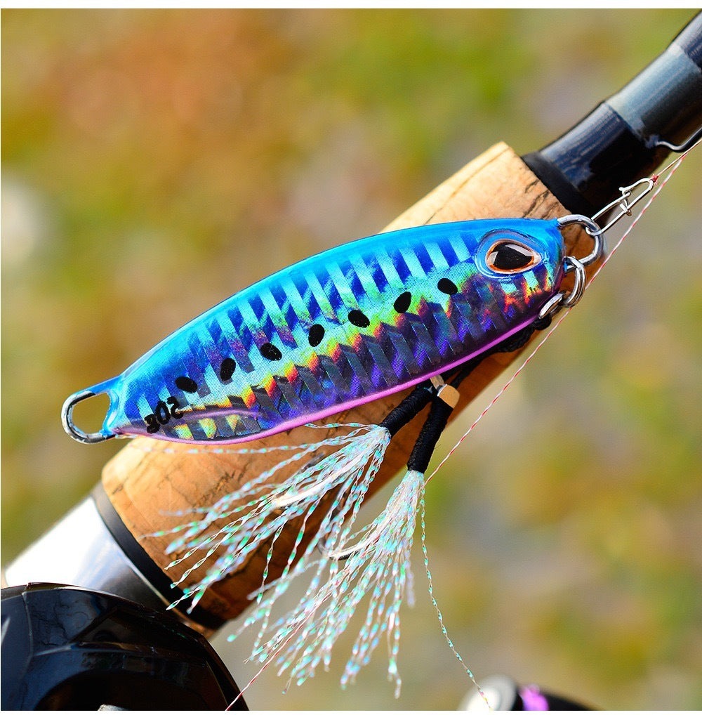 10-color Slow-rolling Iron Plate Fishing Lure Simulation Fake Bait Fishing Gear