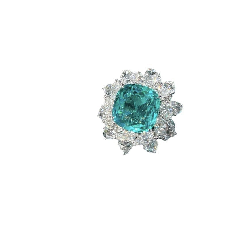 Colored Gems Emerald Ring Vintage