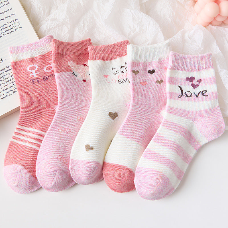 Girls Socks Winter Cotton Spring Autumn Winter Thick Baby Socks