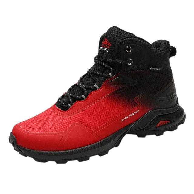 Camouflage Hiking Strong Breathable Non-slip Shoes Outdoor Men's Sports Shoes Waterproof Air Circulation Insole Ankle Support Non-Slip Lightweight For Outdoor Trekking Walking Shoes