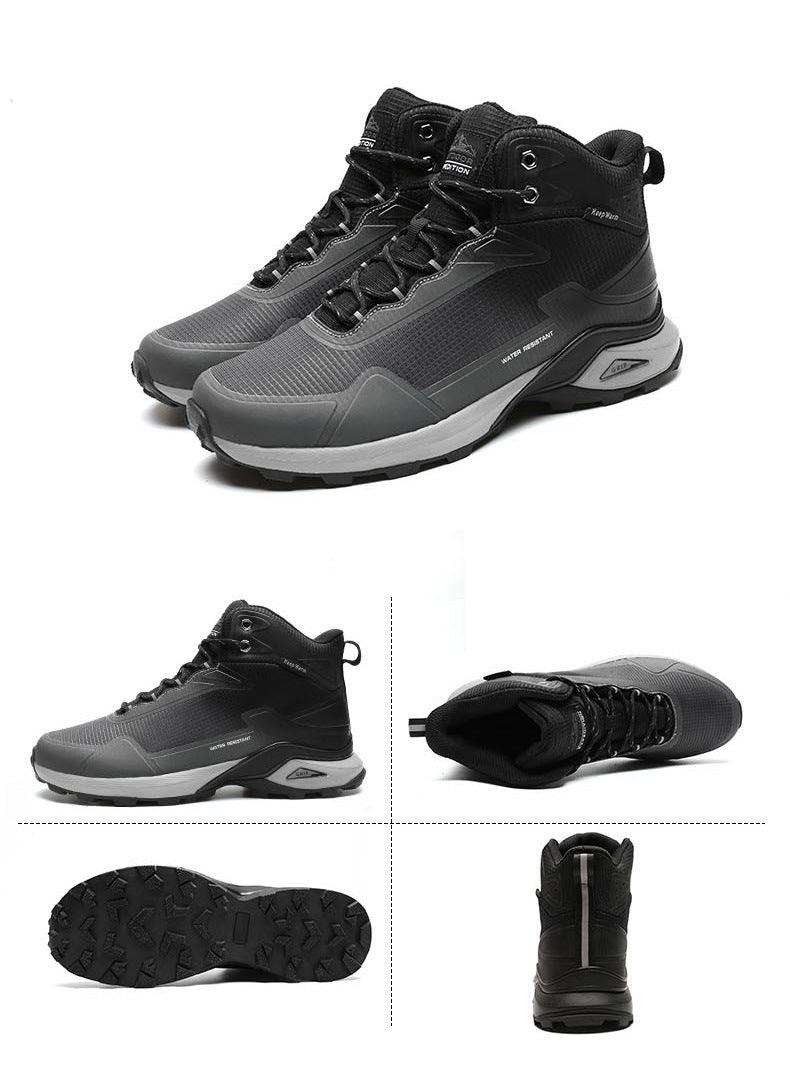 Camouflage Hiking Strong Breathable Non-slip Shoes Outdoor Men's Sports Shoes Waterproof Air Circulation Insole Ankle Support Non-Slip Lightweight For Outdoor Trekking Walking Shoes