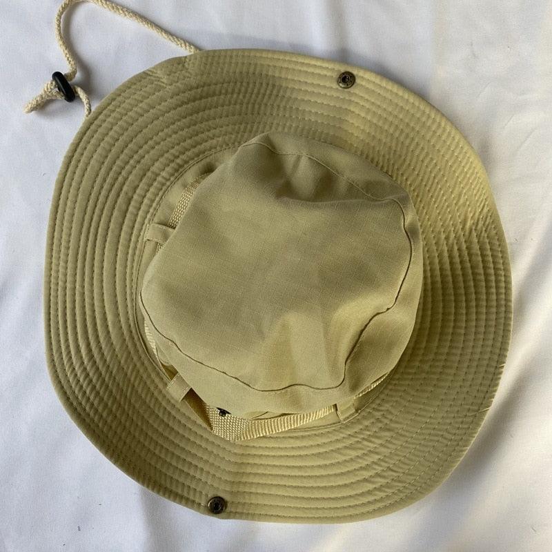 Camouflage Outdoor Bucket Hat Camping Hat Men Foldable Sun Cap Breathable Adjustable Bucket Cap for Men/Women Sports Sun Cap Unisex Fishing Hiking Travel Solid Color Hats