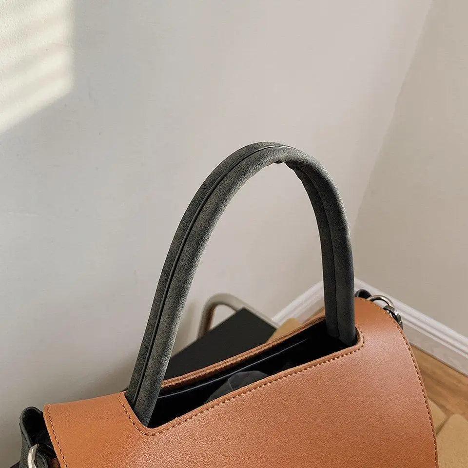 Casual Simple Leather Crossbody Bag For Women And Girls Designer Shoulder Messenger Travel Bag For Ladies