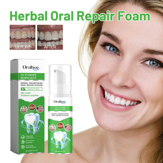 Herbal Deep Cleansing Tartar Whitening Teeth Oral Mousse