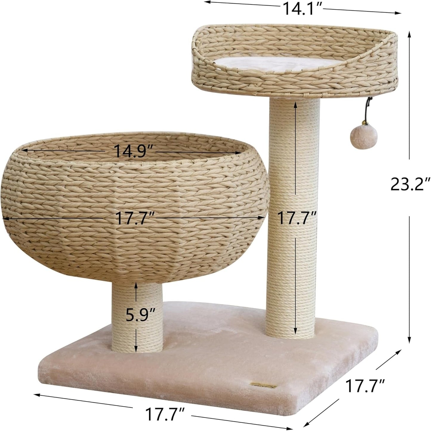 PetPals Cozy Cat Tree – Eco-Friendly, Stylish & Fun for Your Cat!