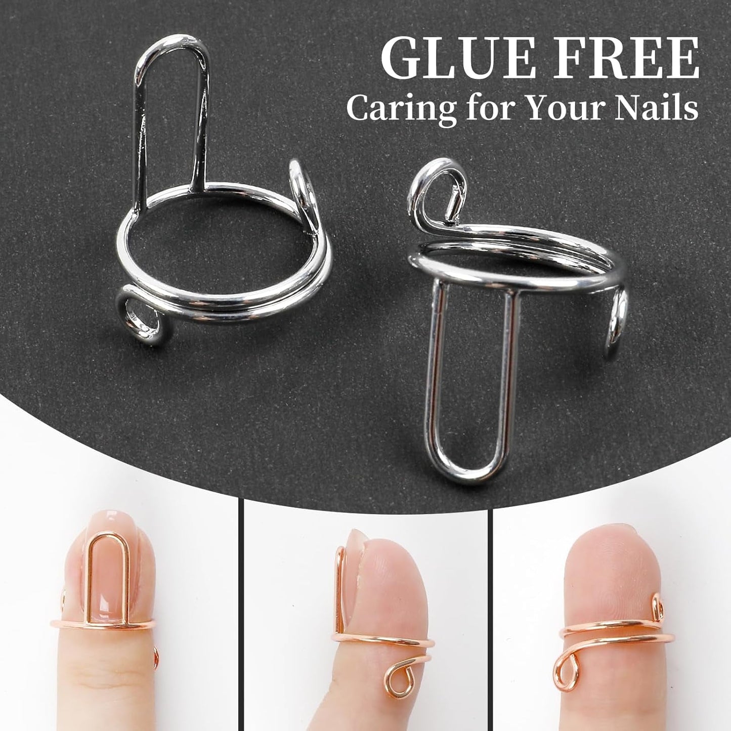 heemee Wudu Nail Rings Set – Adjustable, Stylish, and Convenient for Daily Wear