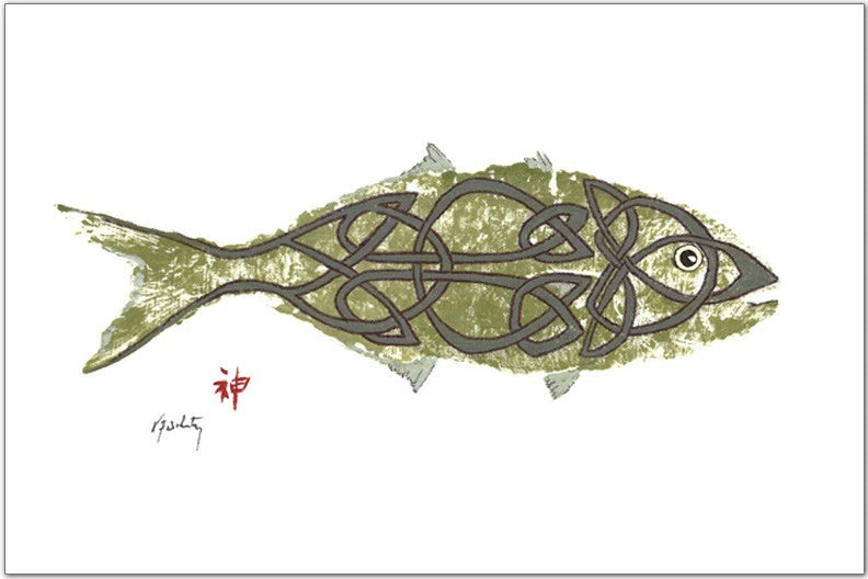 Celtic Fish Placemat | Coastal