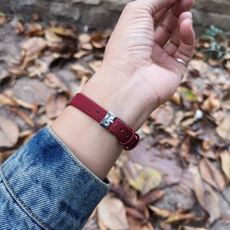 Children Retro Case Design Cute Cat Kids Watch Quartz Analog Children Watches Minimalist Dress Fashion Quartz Luxury Round Leather Strap Slim Women Watches