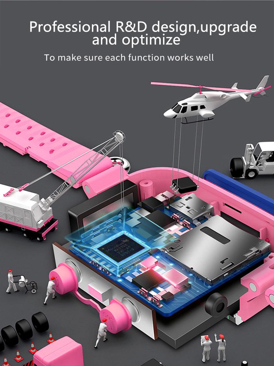 Childrens Smart Watch Kids Phone Watch Smartwatch For Boys Girls With Sim Card Photo Waterproof Smartwatches With Tracker HD Touch Screen For Kids Games Alarm Clock Camera Digital Wrist Watch Smartwatch Christmas Birthday Gifts