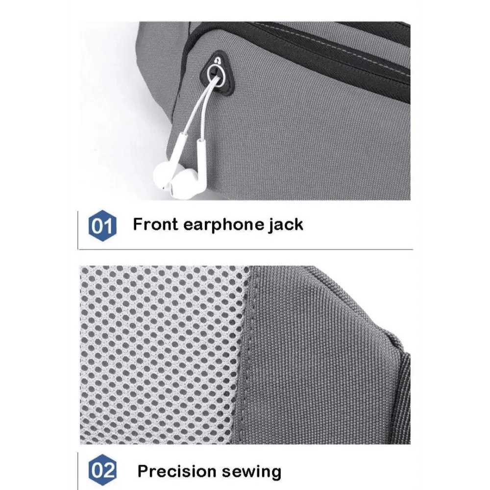 Colorful Hip Belly Chest Belt Unisex Slim Fanny Pack Travel And Running Lightweight Waist Bag For Men And Women