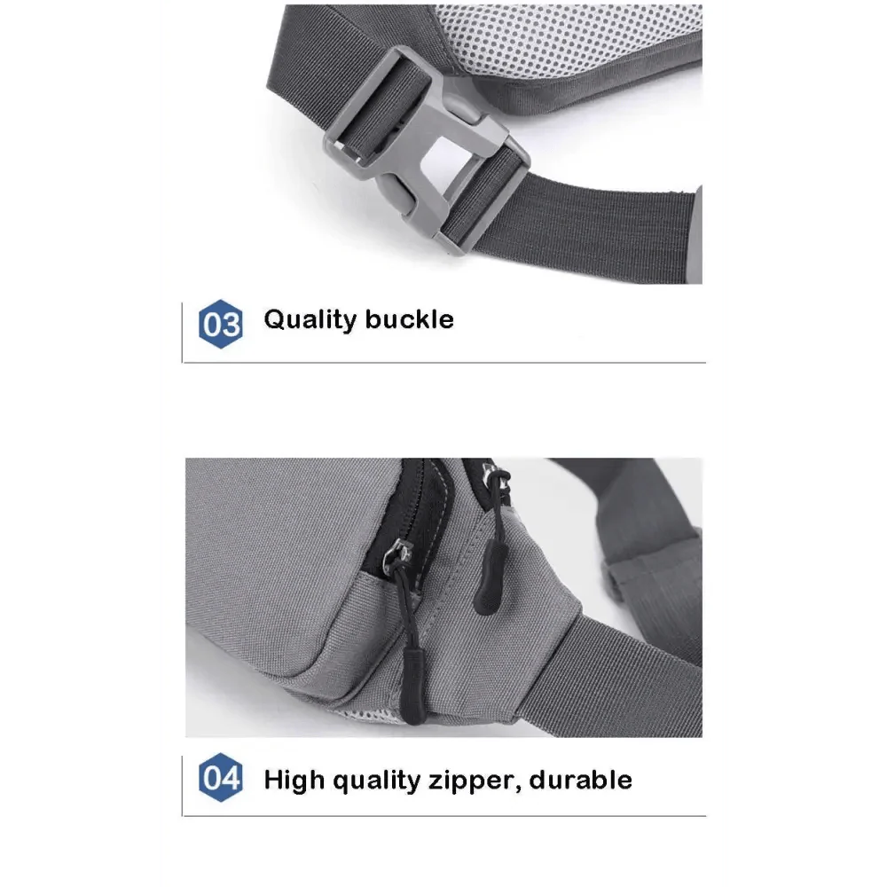 Colorful Hip Belly Chest Belt Unisex Slim Fanny Pack Travel And Running Lightweight Waist Bag For Men And Women