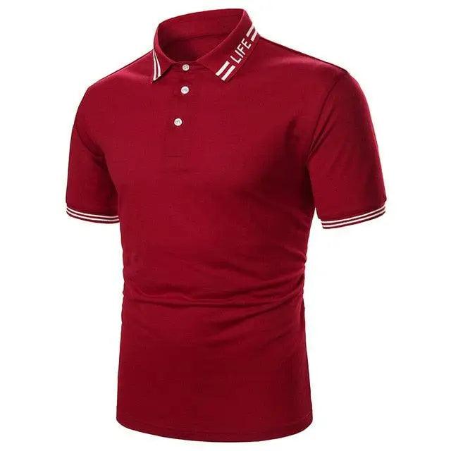 Cool Polo Men Shirt Nice Short Sleeve Polo Shirt Contrast More Color Polo New Clothing Summer Streetwear Casual Fashion Men Tops Men's Golf Polo Shirt Short Sleeve Tactical Polo Shirts Slim Fit Casual Tennis T-Shirt