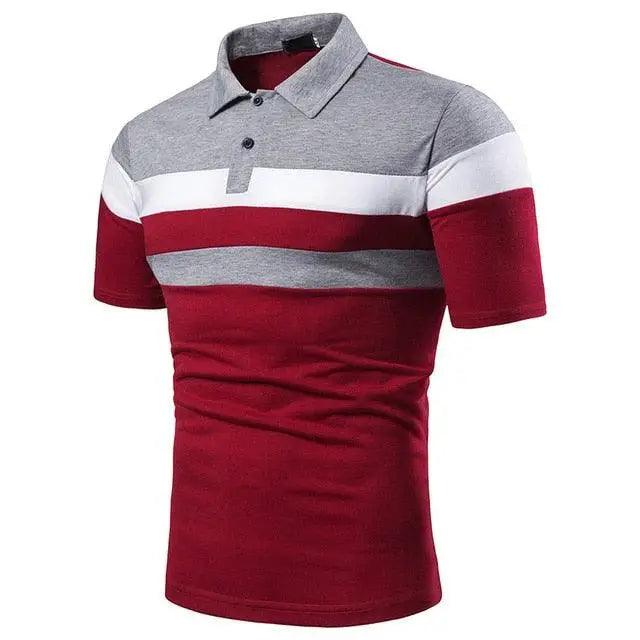 Cool Polo Men Shirt Nice Short Sleeve Polo Shirt Contrast More Color Polo New Clothing Summer Streetwear Casual Fashion Men Tops Men's Golf Polo Shirt Short Sleeve Tactical Polo Shirts Slim Fit Casual Tennis T-Shirt