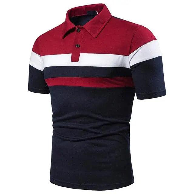 Cool Polo Men Shirt Nice Short Sleeve Polo Shirt Contrast More Color Polo New Clothing Summer Streetwear Casual Fashion Men Tops Men's Golf Polo Shirt Short Sleeve Tactical Polo Shirts Slim Fit Casual Tennis T-Shirt