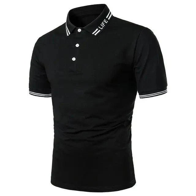 Cool Polo Men Shirt Nice Short Sleeve Polo Shirt Contrast More Color Polo New Clothing Summer Streetwear Casual Fashion Men Tops Men's Golf Polo Shirt Short Sleeve Tactical Polo Shirts Slim Fit Casual Tennis T-Shirt