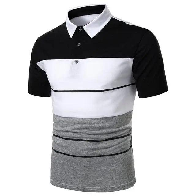 Cool Polo Men Shirt Nice Short Sleeve Polo Shirt Contrast More Color Polo New Clothing Summer Streetwear Casual Fashion Men Tops Men's Golf Polo Shirt Short Sleeve Tactical Polo Shirts Slim Fit Casual Tennis T-Shirt