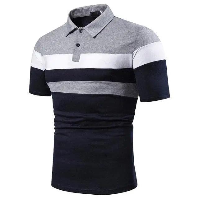 Cool Polo Men Shirt Nice Short Sleeve Polo Shirt Contrast More Color Polo New Clothing Summer Streetwear Casual Fashion Men Tops Men's Golf Polo Shirt Short Sleeve Tactical Polo Shirts Slim Fit Casual Tennis T-Shirt