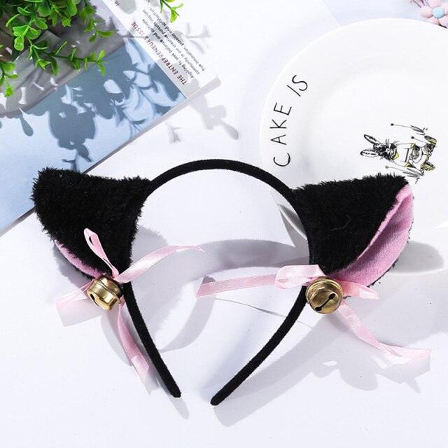 Cotton Cat's ears Autumn Winter 1Pc Plush Soft Warm Headband Hair Band Headwear for Women Girl Mix Styling Gorgeous Hair Accessories For Women