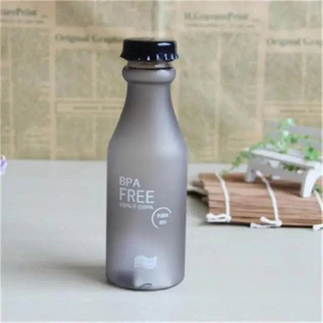 Cute 550ML Candy Color Free Water Bottles Leak-proof Drinking Cup Kettle Outdoor Sports Water Bottle for Travel Running Camping