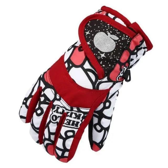 Cute Winter Colorful Mittens For Kids Fashion Style Full-Finger Comfortable And Soft Children Gloves