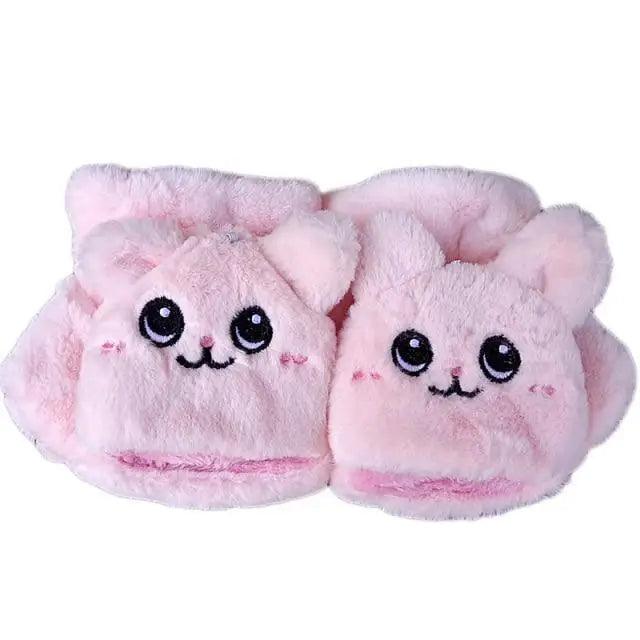 Cute Winter Warm Soft Half Finger Thick One Size Gloves For Women Fashionable Warm Comfortable Stylish Gloves For Girls