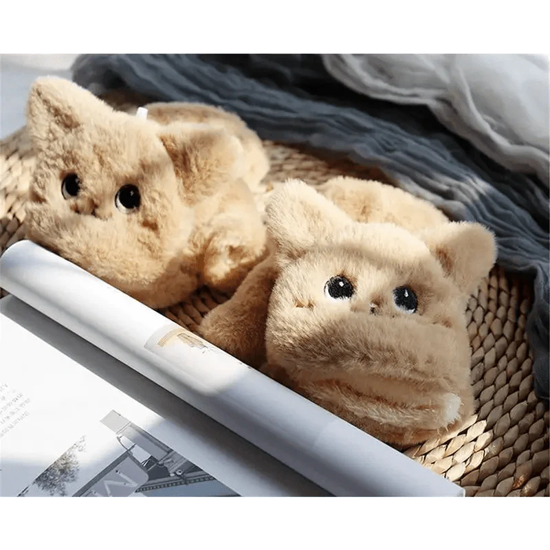 Cute Winter Warm Soft Half Finger Thick One Size Gloves For Women Fashionable Warm Comfortable Stylish Gloves For Girls