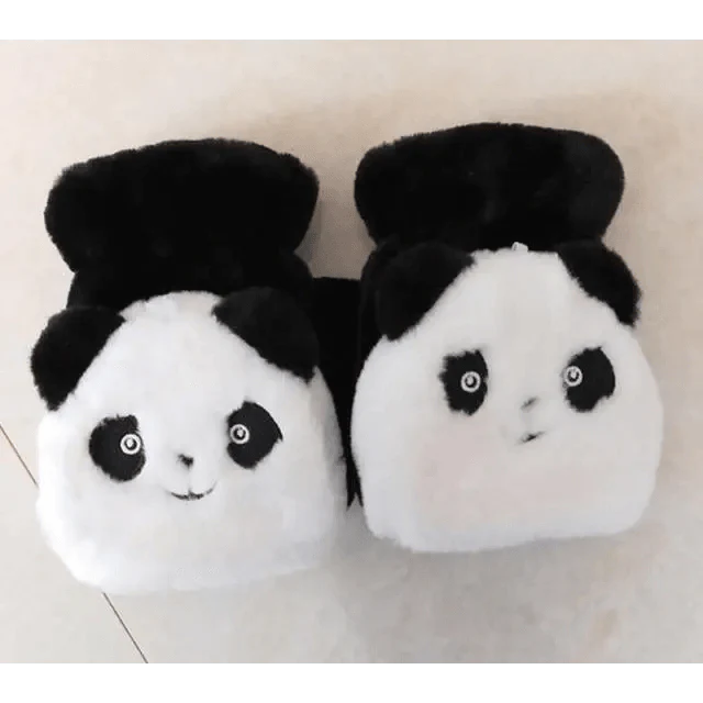 Cute Winter Warm Soft Half Finger Thick One Size Gloves For Women Fashionable Warm Comfortable Stylish Gloves For Girls