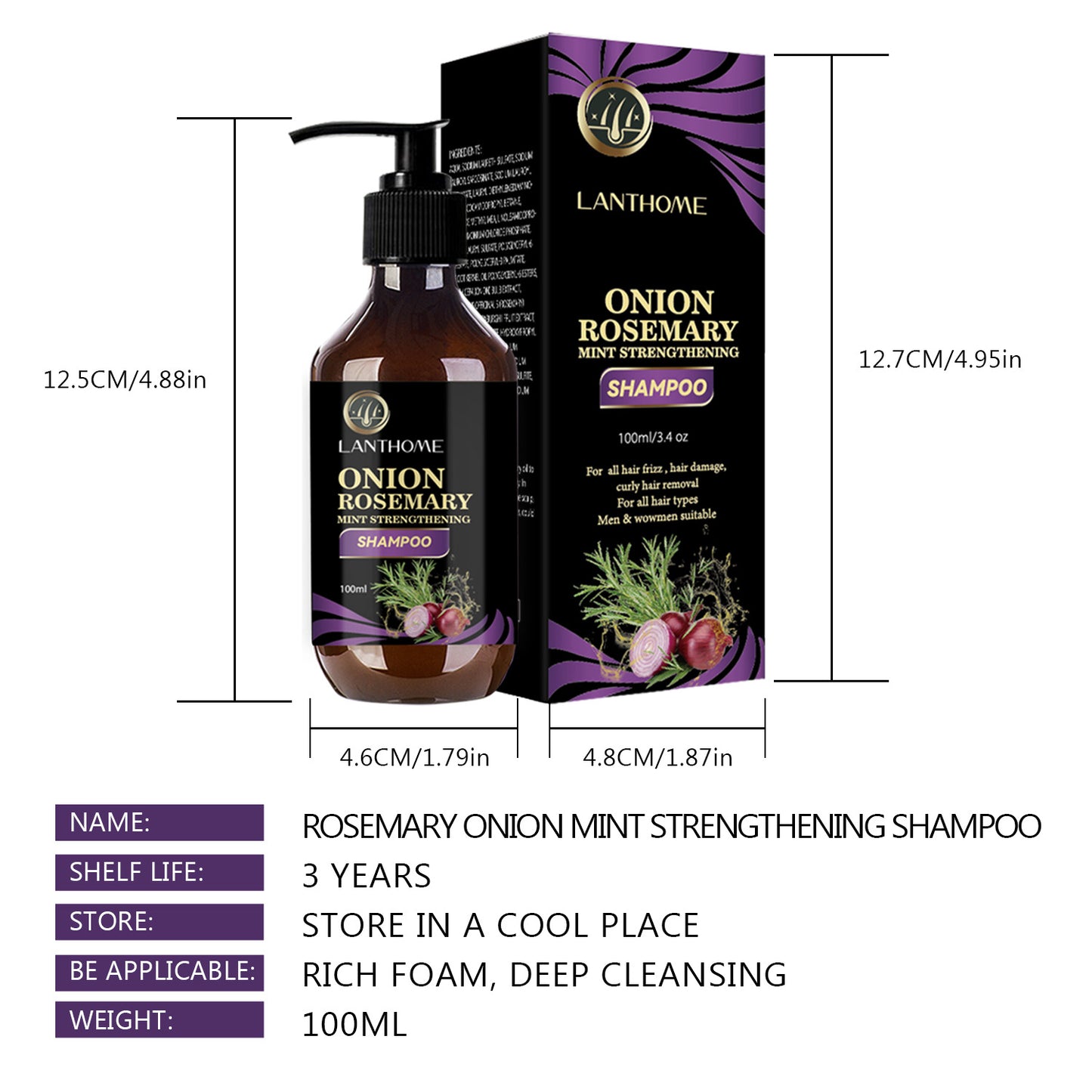 Lianbiquan Rosemary Onion Shampoo