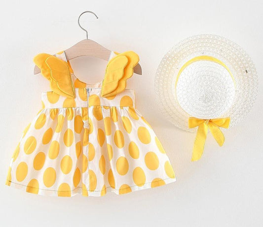 Luxury Handmade Elegant Modern Newborn Baby Girl Birthday & Princess Baby Dress With Hat