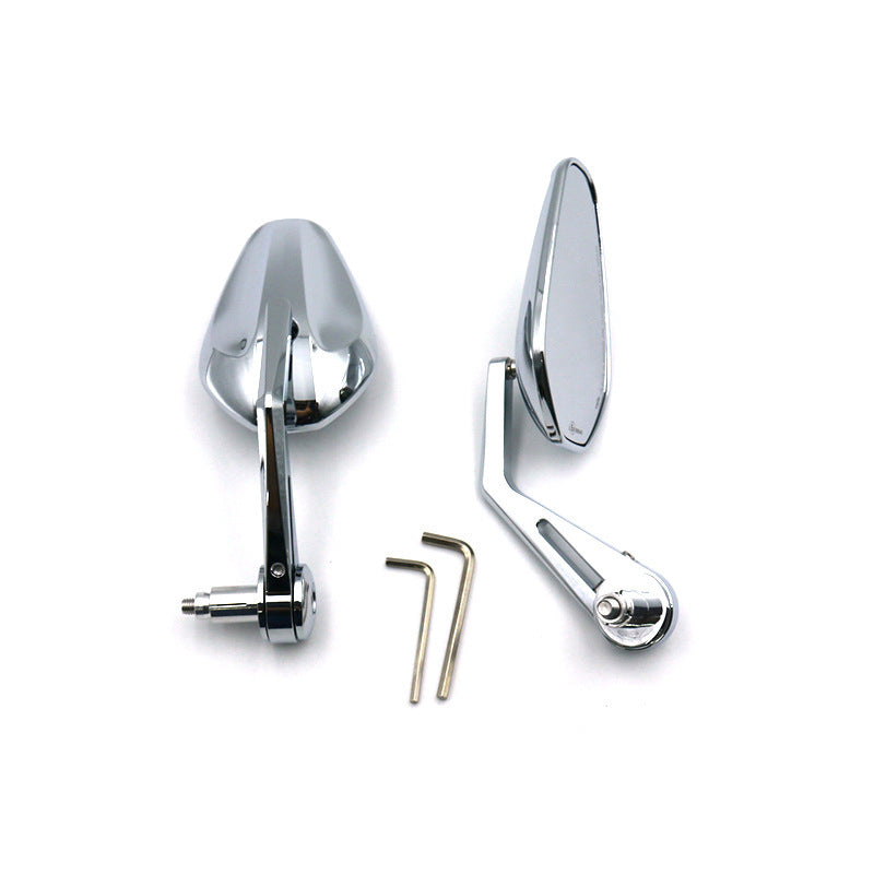 Motorcycle Handle Mirror E-bike Mirror Retro Head Mirror
