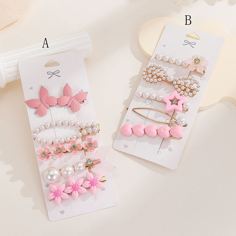 High Sense Barrettes Korean Simple Side Forehead Hairpin Hair Clip Girl Fringe Clip Headdress