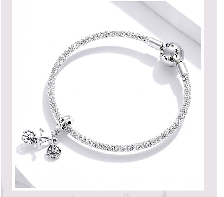 Bike Pendant Bracelet Simple Fashion Bicycle Tool Pendant Jewelry Accessories