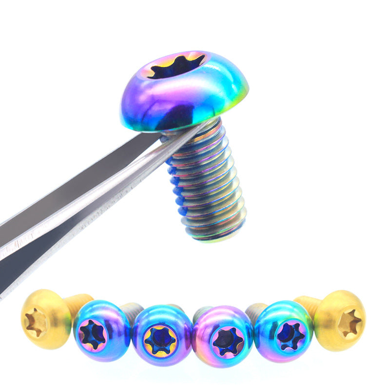Mountain Bike TC4 Titanium Alloy T25 Disc Screw
