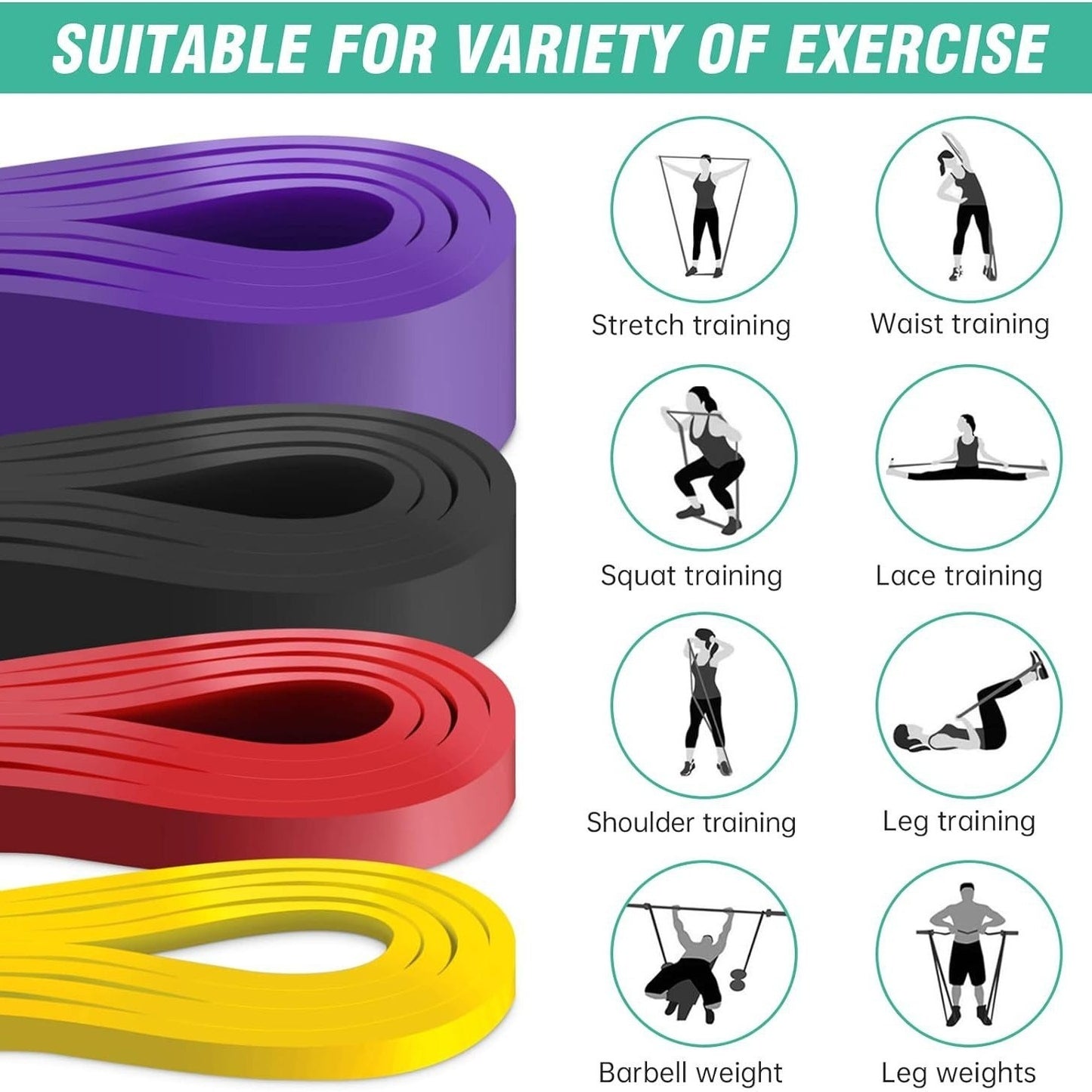 Indoor Fitness Exercise Resistance Band