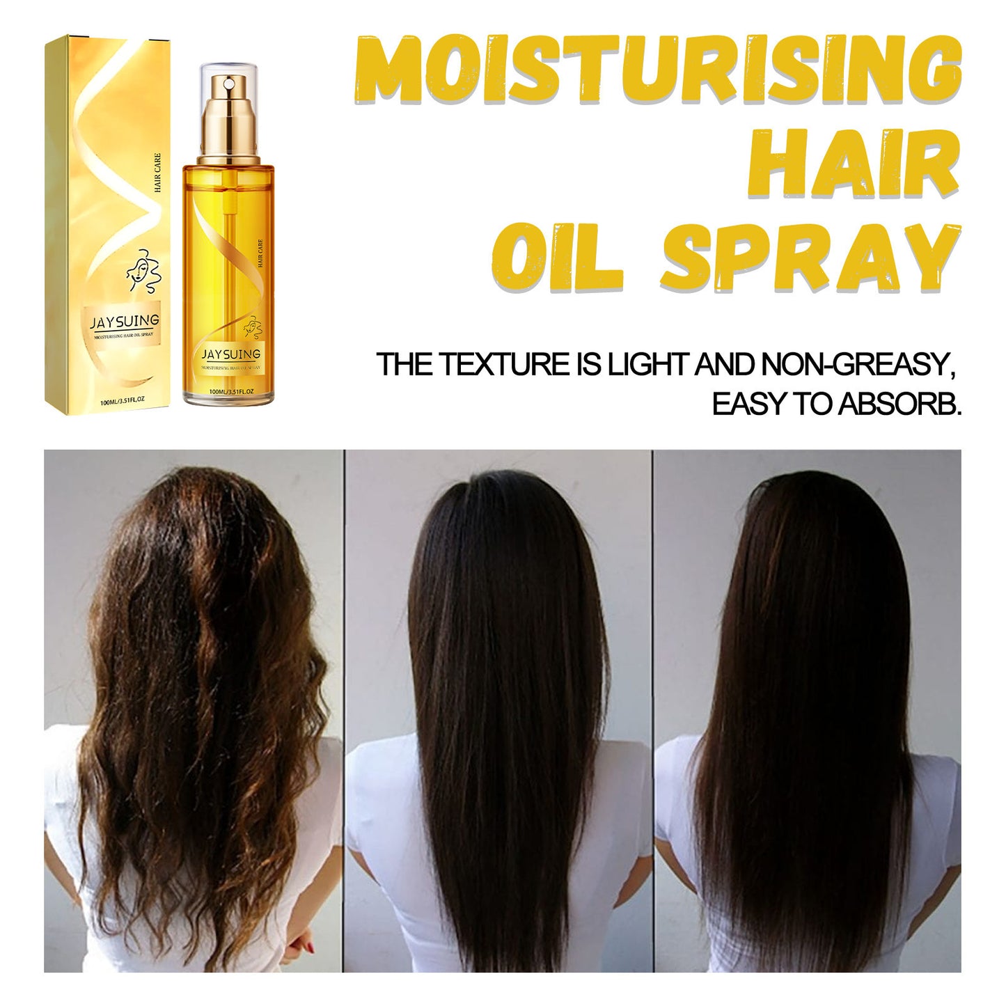 Hair Care Essential Oil Spray Moisturizing And Smooth