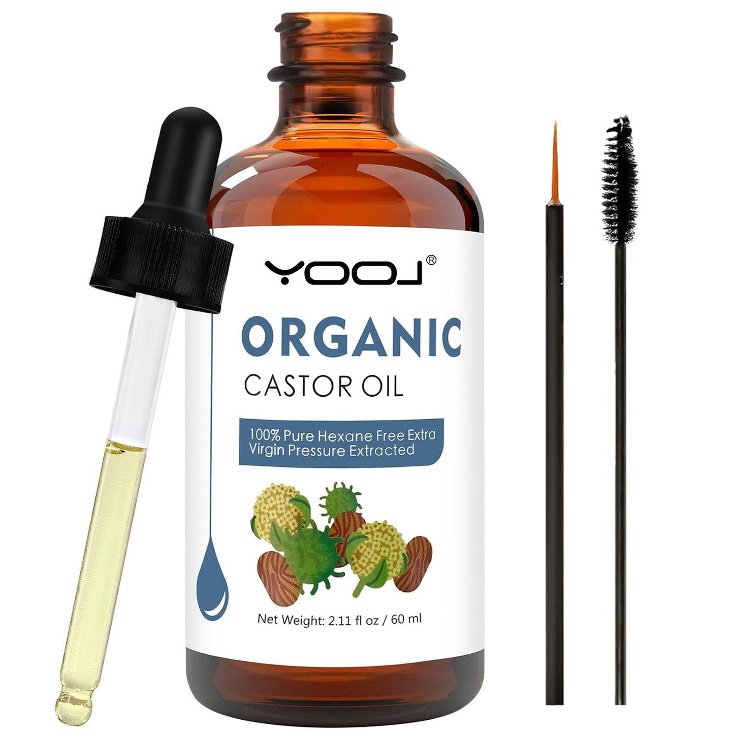 Eyelash Eyebrow Hair Improvement Castor Oil