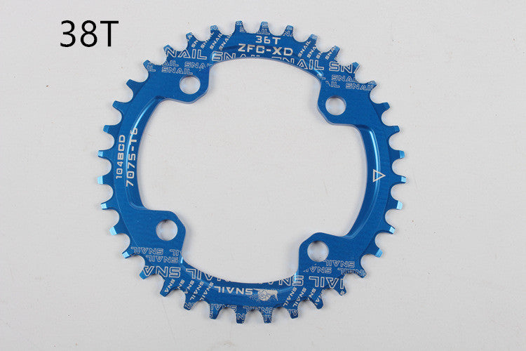 Cross-Border Snail Positive And Negative Tooth Disc 96-104Bcd Mountain Bike Disc Oval Disc