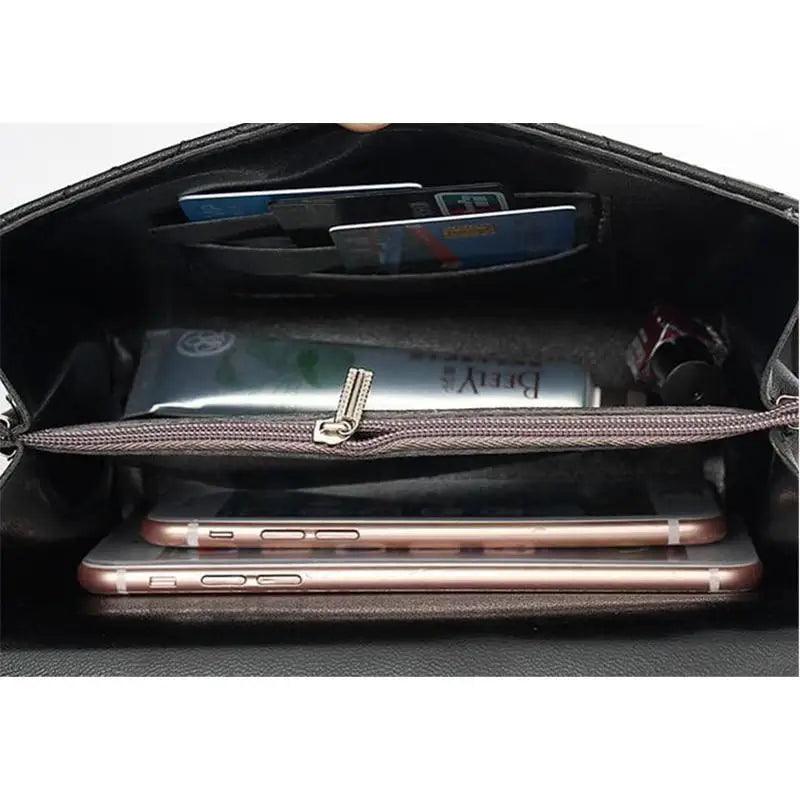 Decent Black Luxury Crossbody Bags For Women And Girls Designer Small Messenger Shoulder Bag For Women