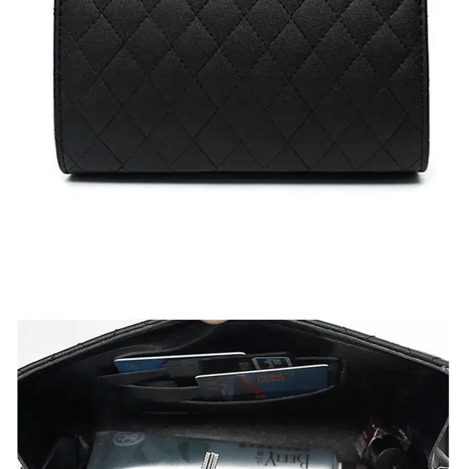 Decent Black Luxury Crossbody Bags For Women And Girls Designer Small Messenger Shoulder Bag For Women