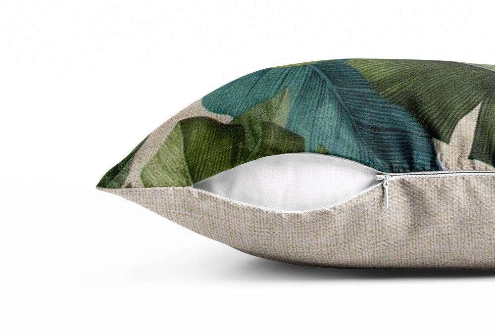 Decorative Linen Cotton Pillow Case Green Throw Pillowcase Outdoor Throw Pillow Cases Decorative Cushion Cover Cotton Linen Farmhouse Home Decor For Couch Sofa Bedroom Farmhouse Style Cushion Cover