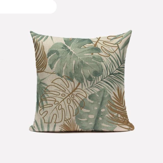 Decorative Linen Cotton Pillow Case Green Throw Pillowcase Outdoor Throw Pillow Cases Decorative Cushion Cover Cotton Linen Farmhouse Home Decor For Couch Sofa Bedroom Farmhouse Style Cushion Cover