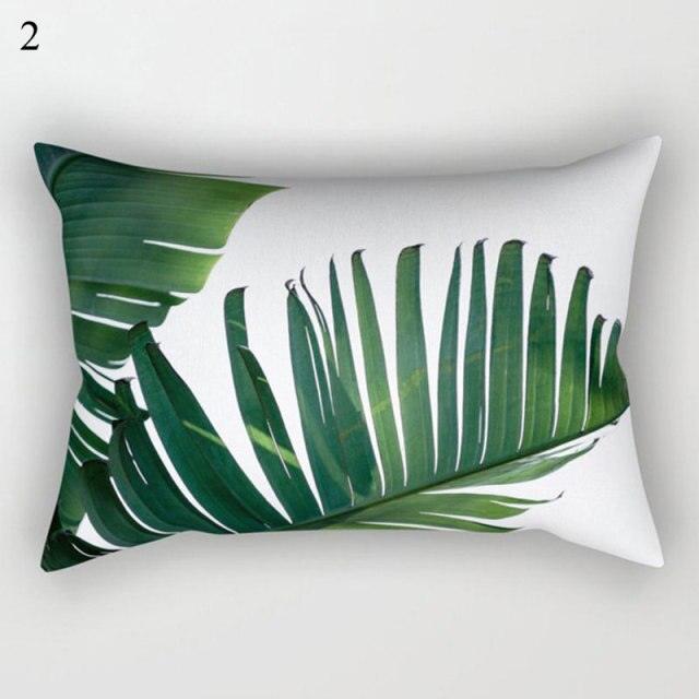 Decorative Throw Pillows Tropical Plants Pillow Cover Polyester Pillow Covers With Flowers And Plants Tropical Style Linen Throw Pillow Covers Decoration Pillowcase Cushions Home Decor