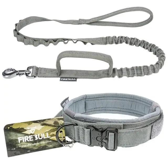 Dog Collar Leash Adjustable Military Nylon Rope Dog Collar Leash Set Adjustable Dog Collars for Medium Large Dogs Durable Pet Collar Nylon Big Dog Collar Training for Medium Large Dogs Accessories