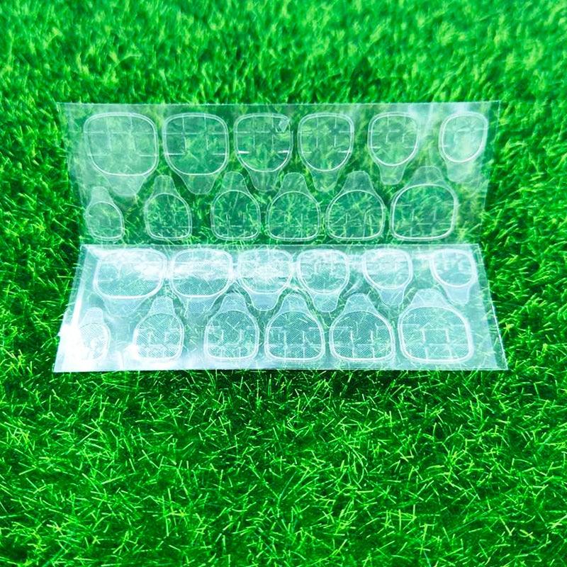 Double Sided False Nail Art Adhesive Tape Glue Sticker Tips Fake Nail Acrylic Manicure Gel Makeup Tool  Self Adhesive Nail Glue Sticker for False Nail Tips Waterproof Breathable Jelly Gel Nail Tape Glue Stickers for False Nails Tips