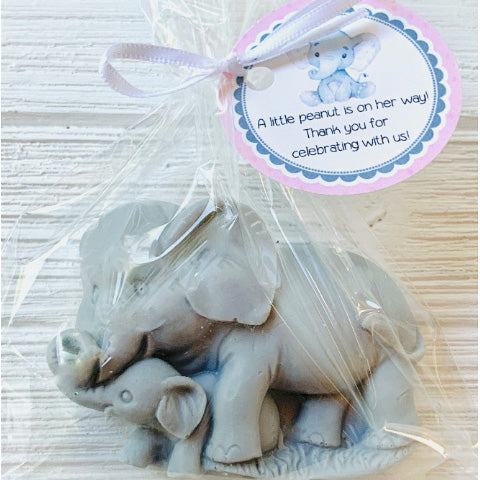 10 Mommy and Baby Elephant Soap Party Favors